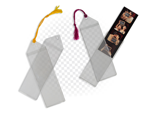 Photo Strip Bookmark with Tassel Hole